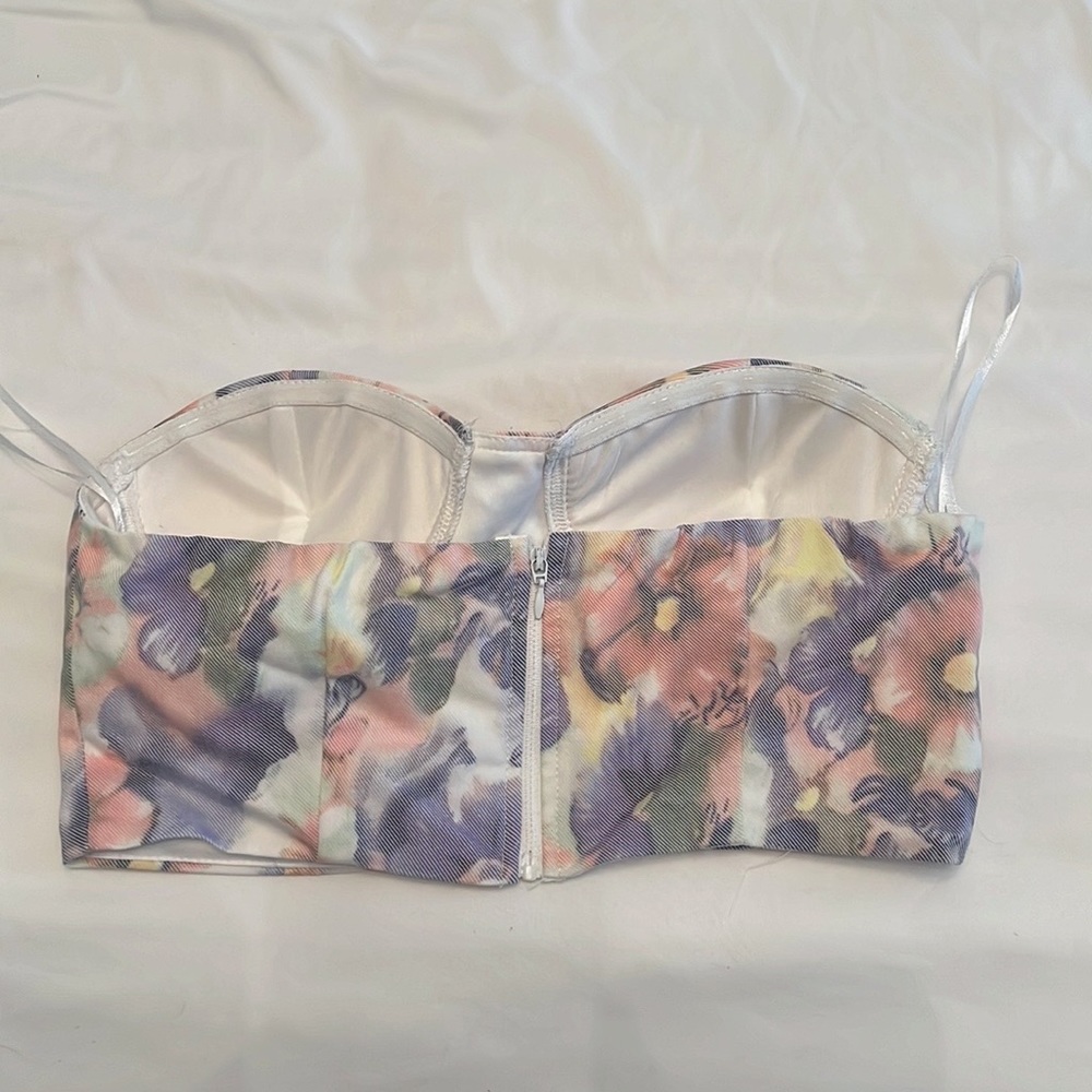 Superdown Cropped Bustier Top - image 3